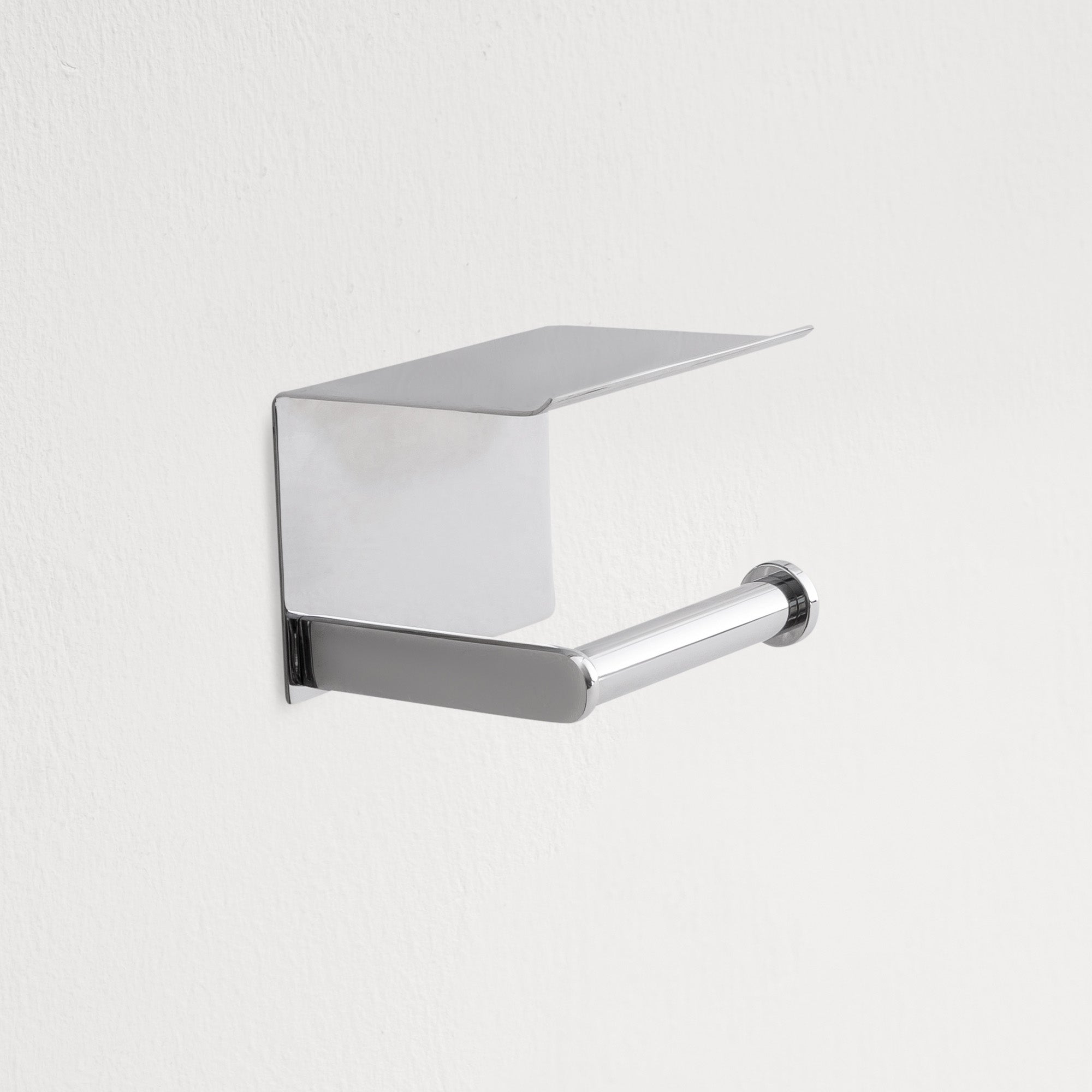 Vortex Toilet Paper Holder with Shelf