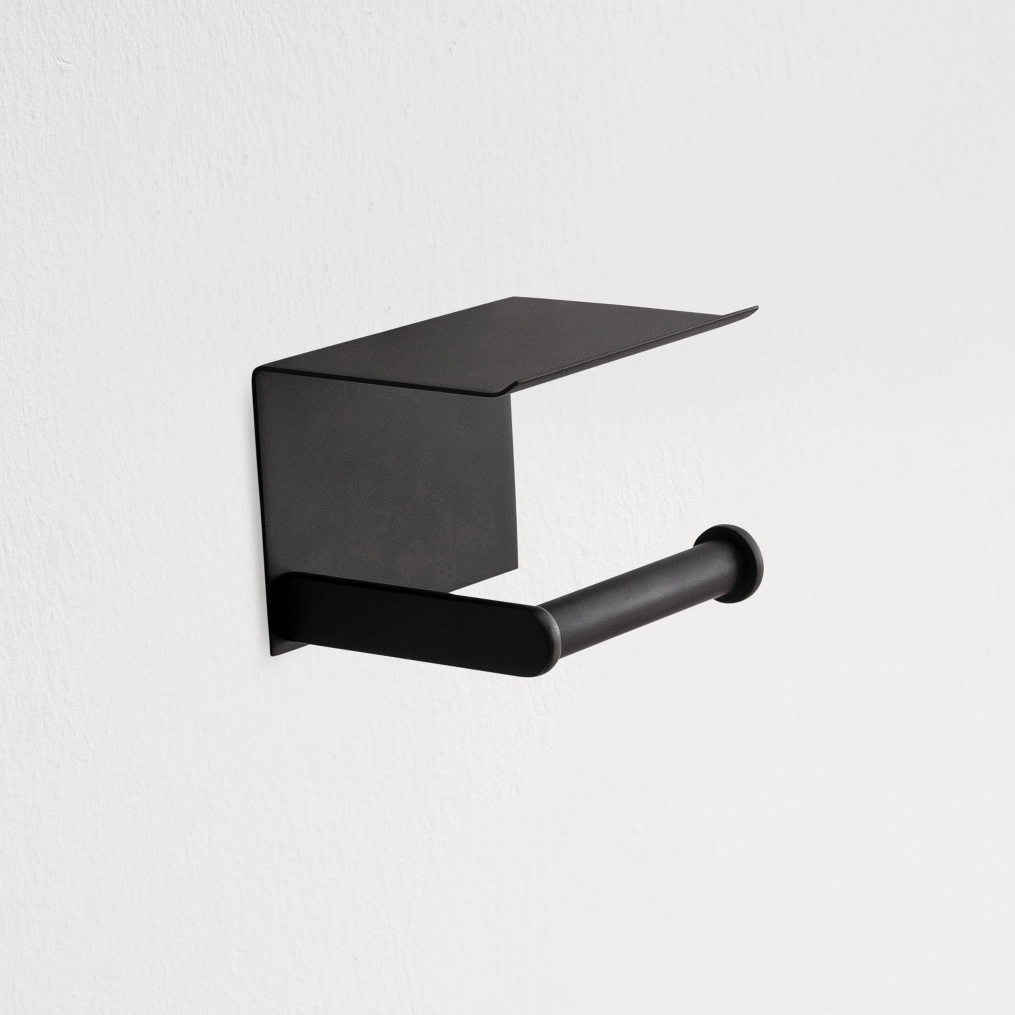 Vortex Toilet Paper Holder with Shelf